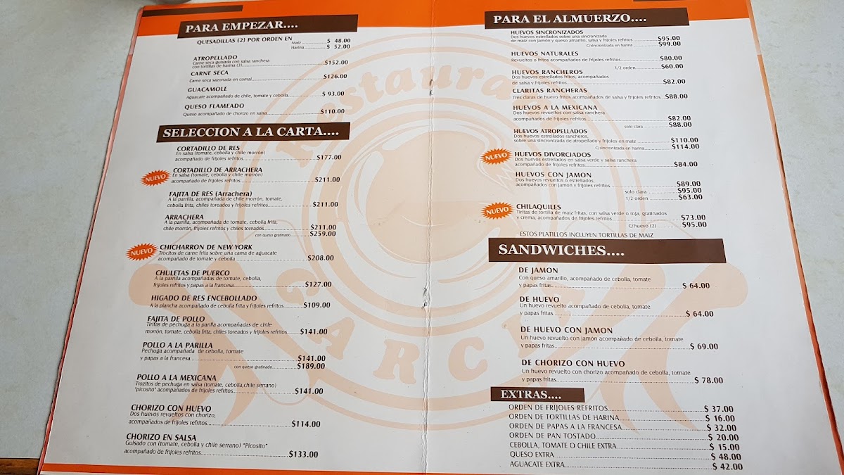 Restaurant García Menu - Image 2